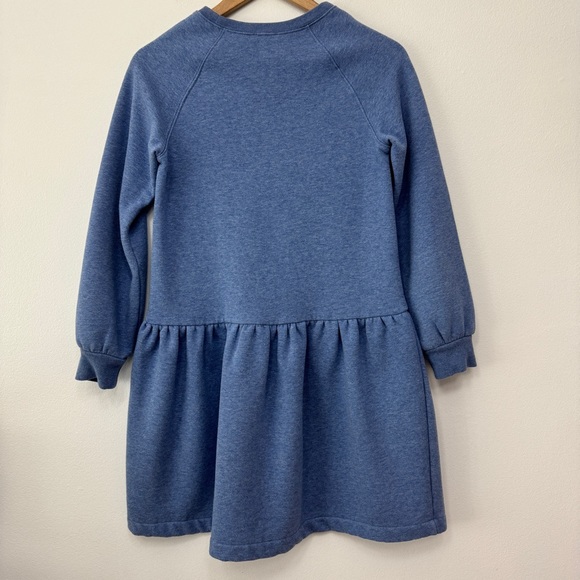 Crewcuts Long Sleeve Sweatshirt Dress Blue Size 14 - Picture 2 of 9